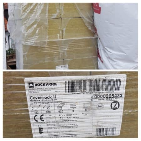 Steinwolle Putzträgerplatte (Coverrock II) Rockwool für WVS Steinwolle Putzträgerplatte (Coverrock II) Rockwool für WVS