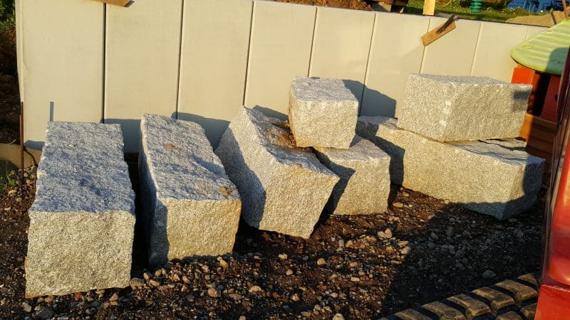Granit Quader Steine 40×40 in Längen 60120cm kaufen Naturstein