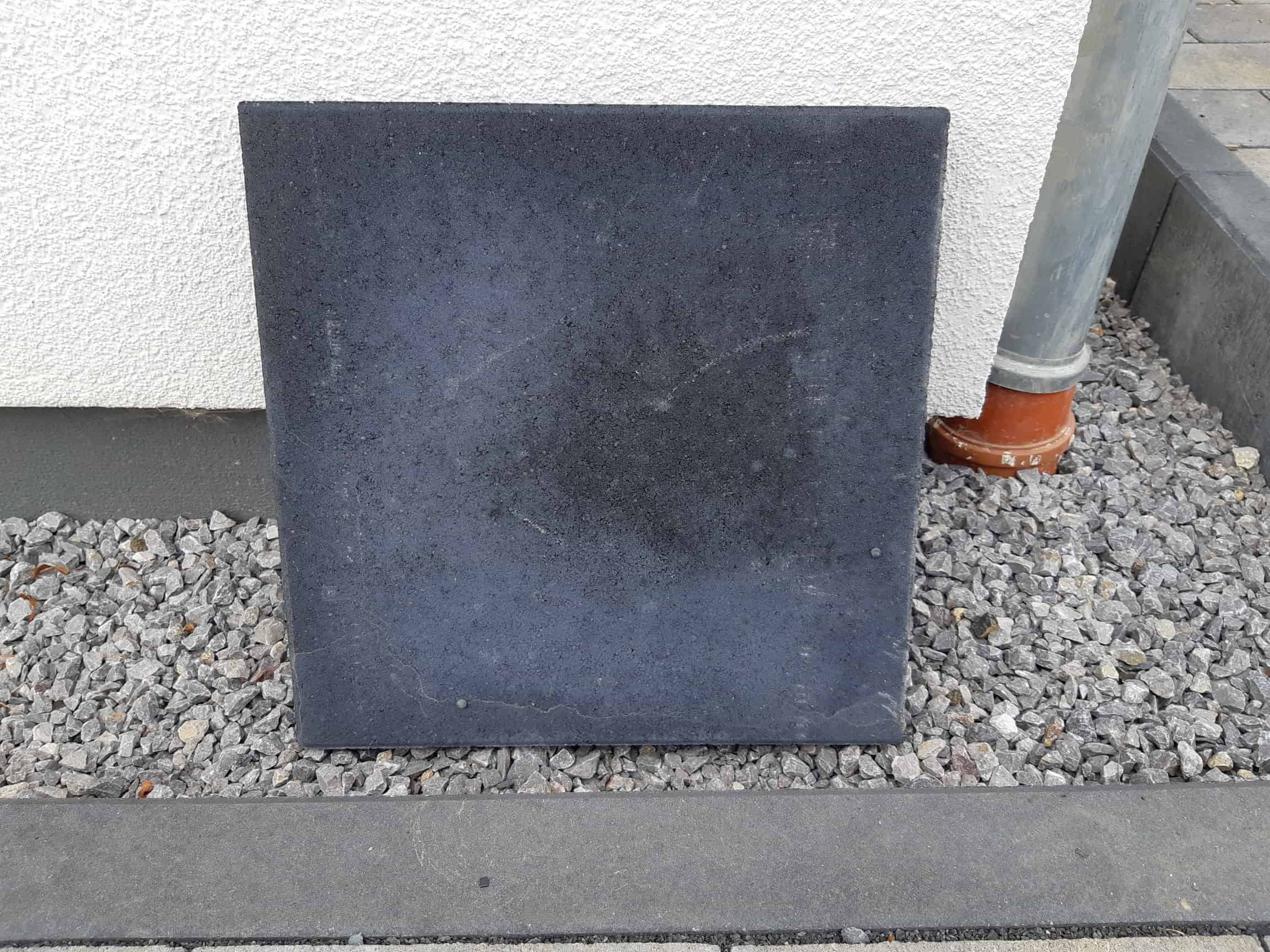 Betonplatten 40x40x4cm mit Fase Anthrazit