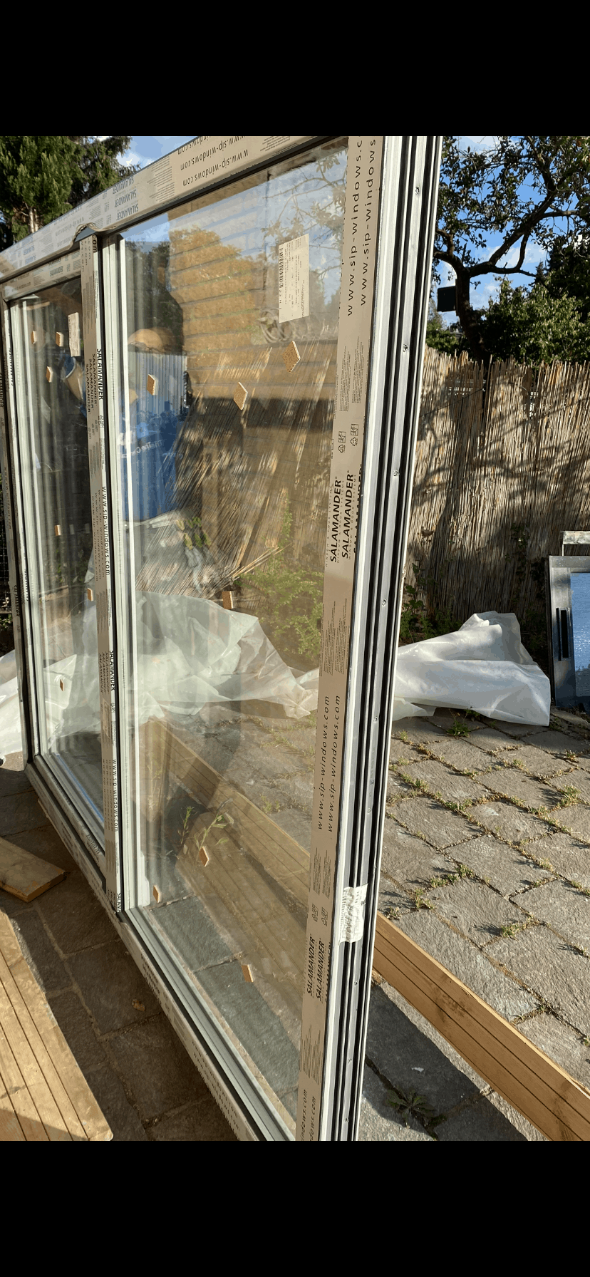 Terrassentür Schiebe-Kipp-Fenster mit Aufsatzrolladen