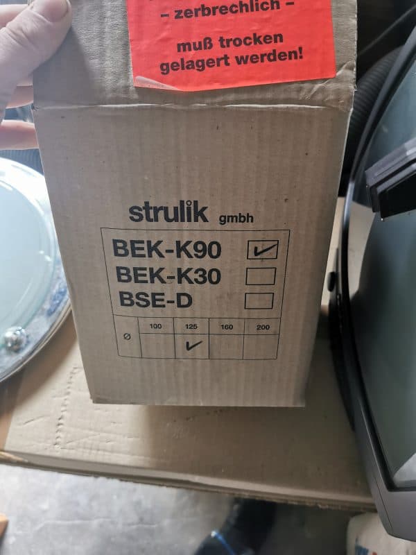 Strulik BEK-K90 125 brandschutzklappen brandschutz Lüftung