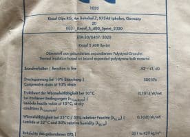 Knauf S400 Sprint gebundene Dämmung Knauf S400 Sprint gebundene Dämmung