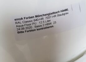 Einza Aqua Floor PU Staubgrau