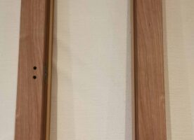 Innentür Walnuss mit Satinato Glas CPL