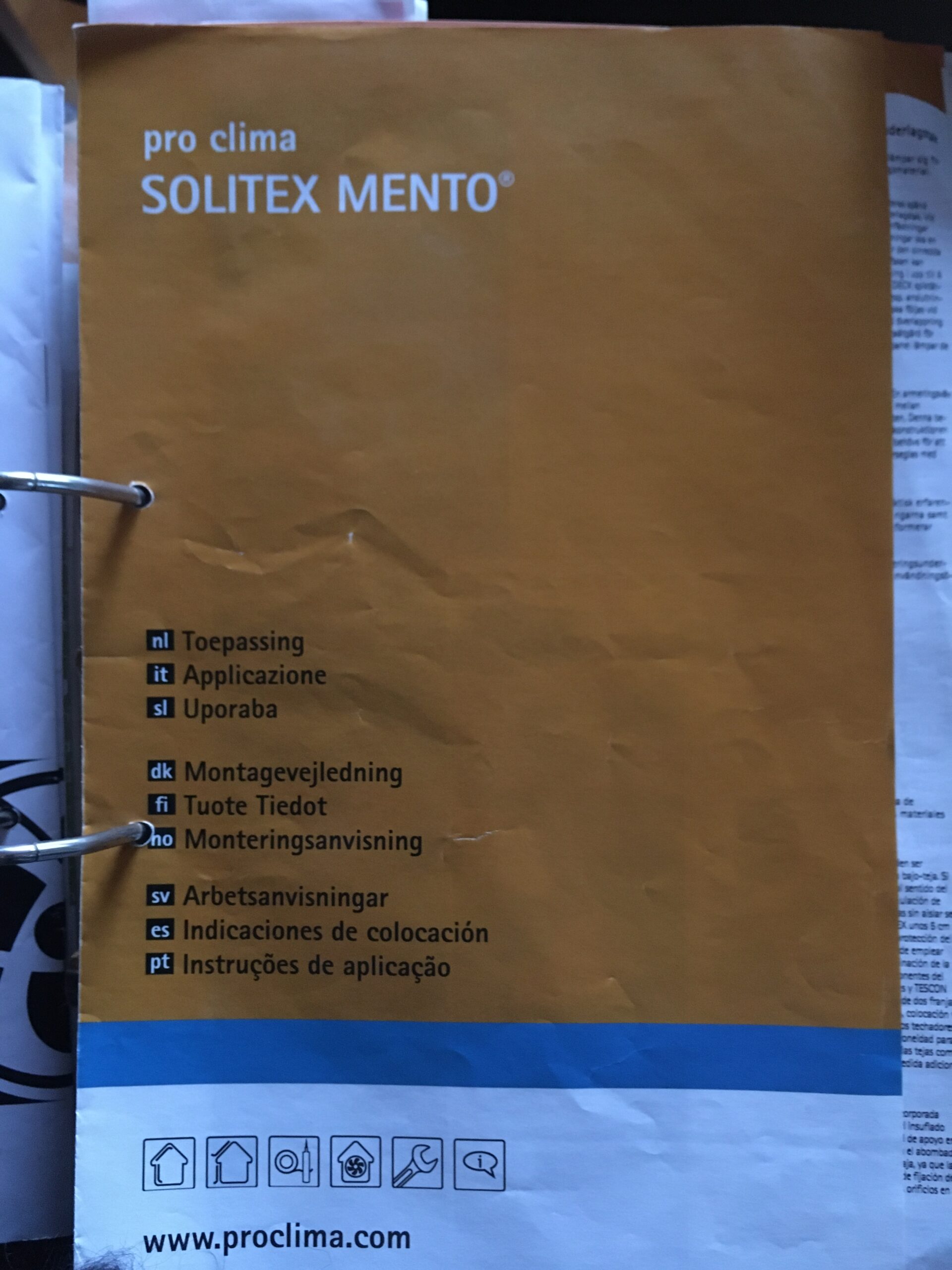 Pro clima Wandschalungsbahn/Unterspannbahn Solitex Mento 3000