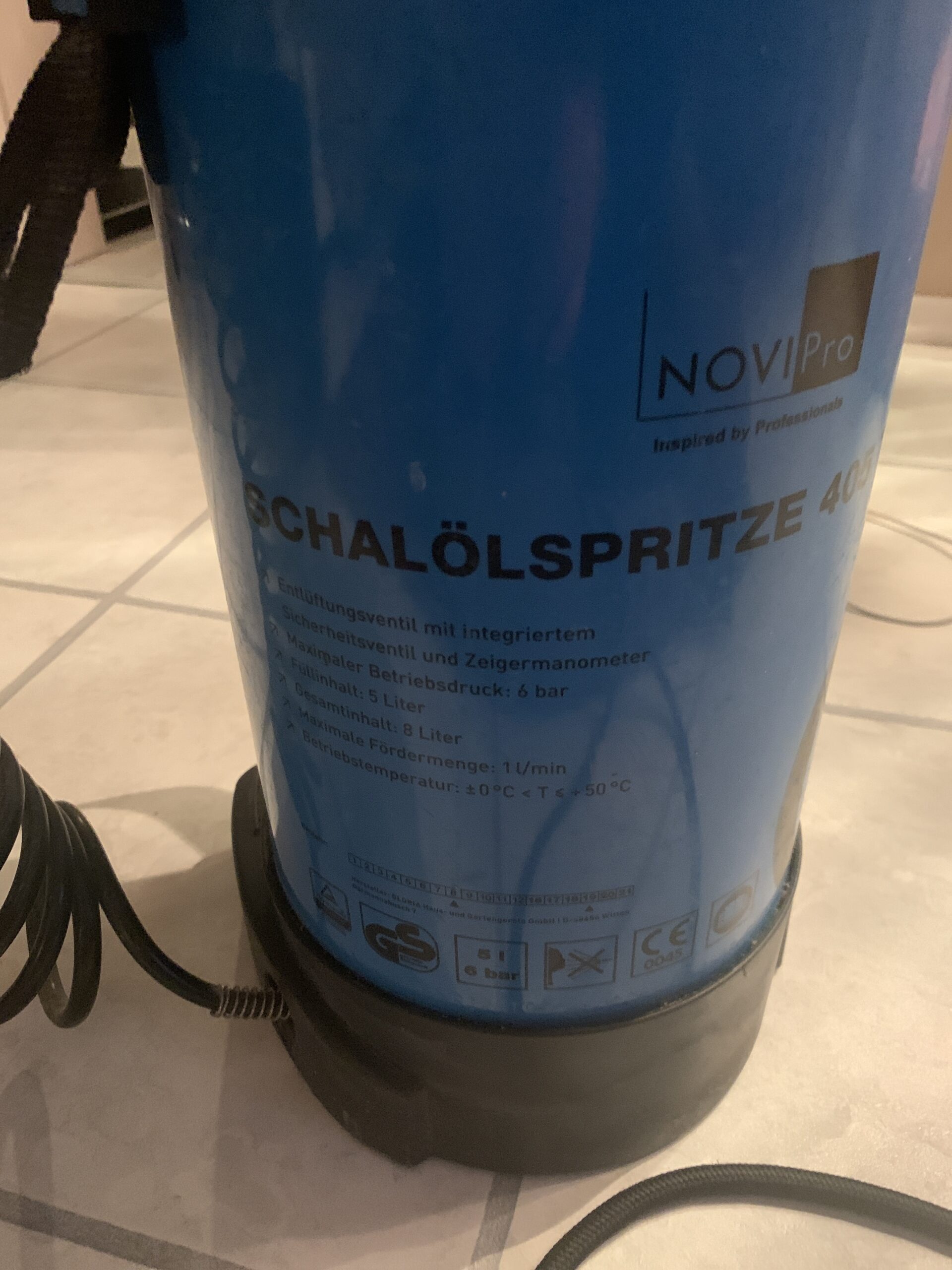 Schalölspritze NoviPro