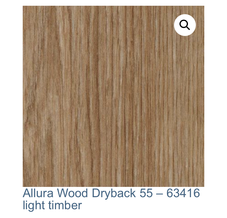 Vinyl Forbo Allura Dryback 0,55 - Light Timber