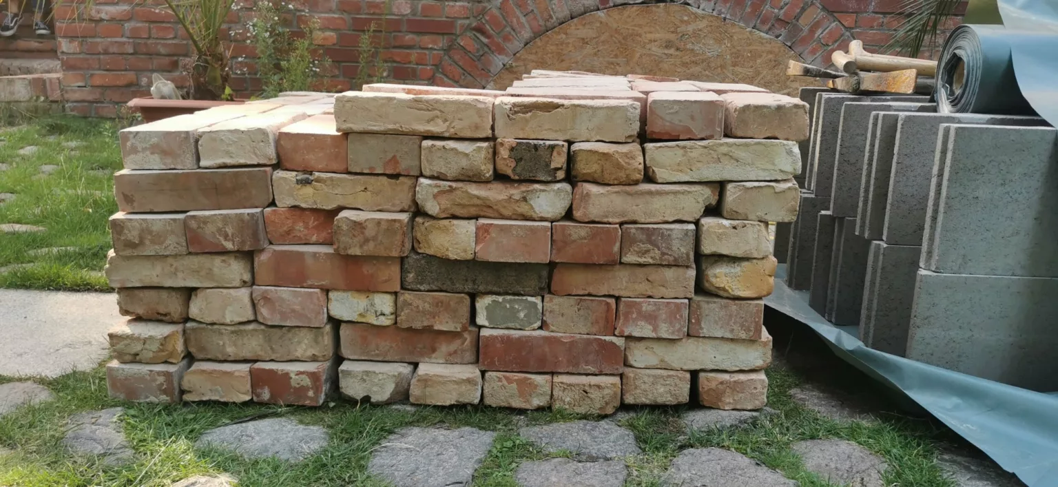 Historische Ziegelsteine, Backstein, Mauerziegel