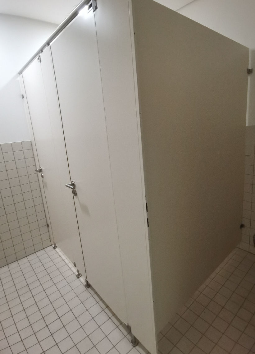 WC Trennwand inkl. Türen 1490 x 2000mm