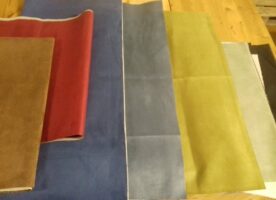Velour Stoffe Lederimitat