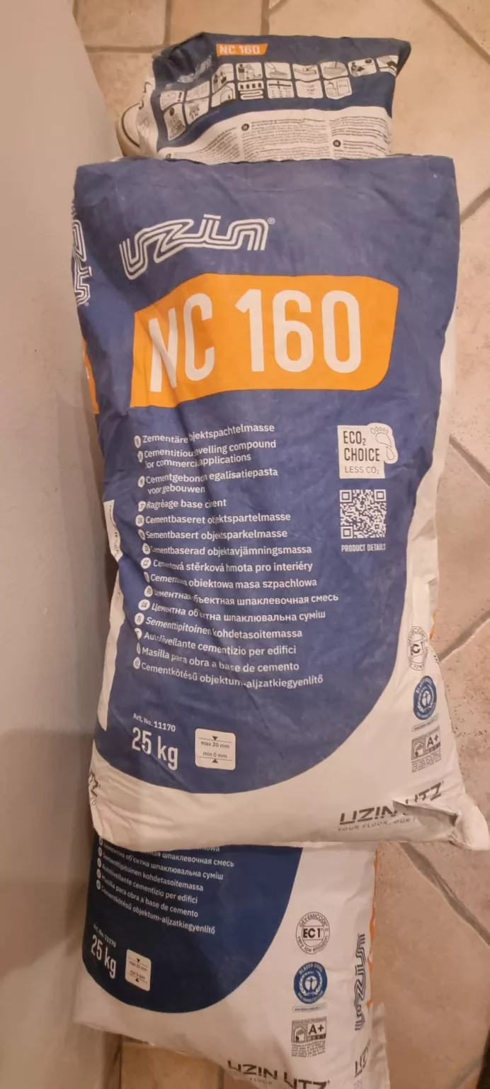 5 Säcke á 25Kg UZIN NC 160 Spachtelmasse