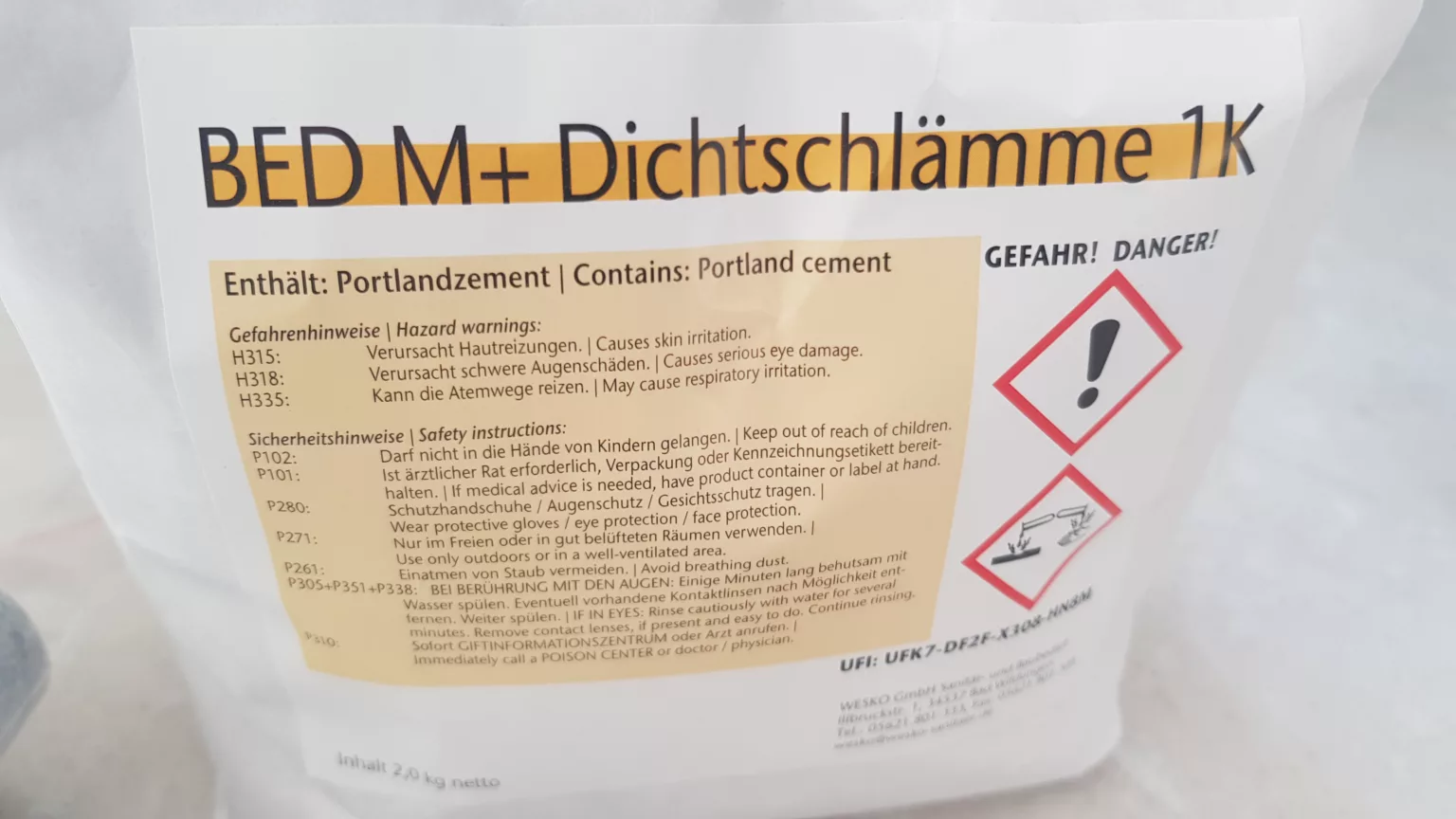 Wesko Abdichtset für Duschboards