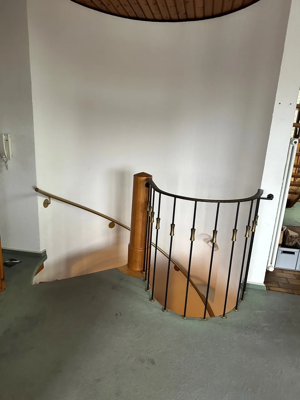 Wendeltreppe aus Holz