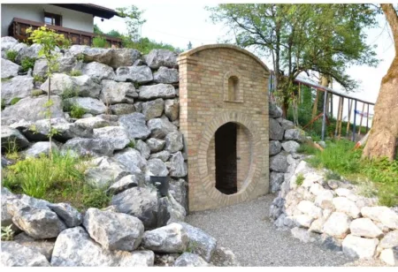 Großer Posten Rückbau Klinker Garage Anbau Gartenhaus Tinyhouse Rohbau Antike Mediterrane Mauerstein