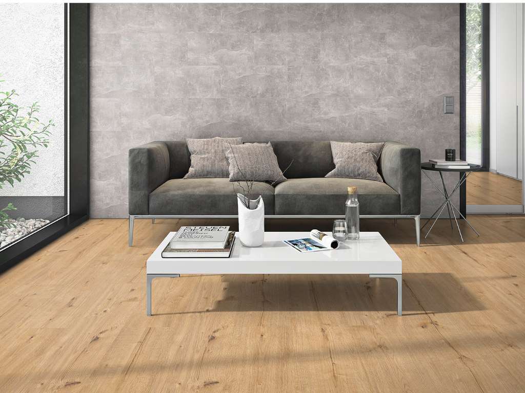 Laminat Trend XL WR Eiche greige Landhausdiele