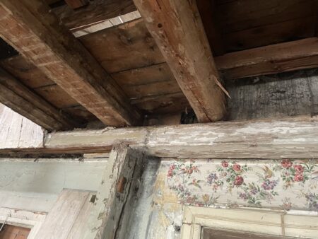 Holzbalken, ca. 8,4m, ca. 100 Jahre alt, 12 Stk