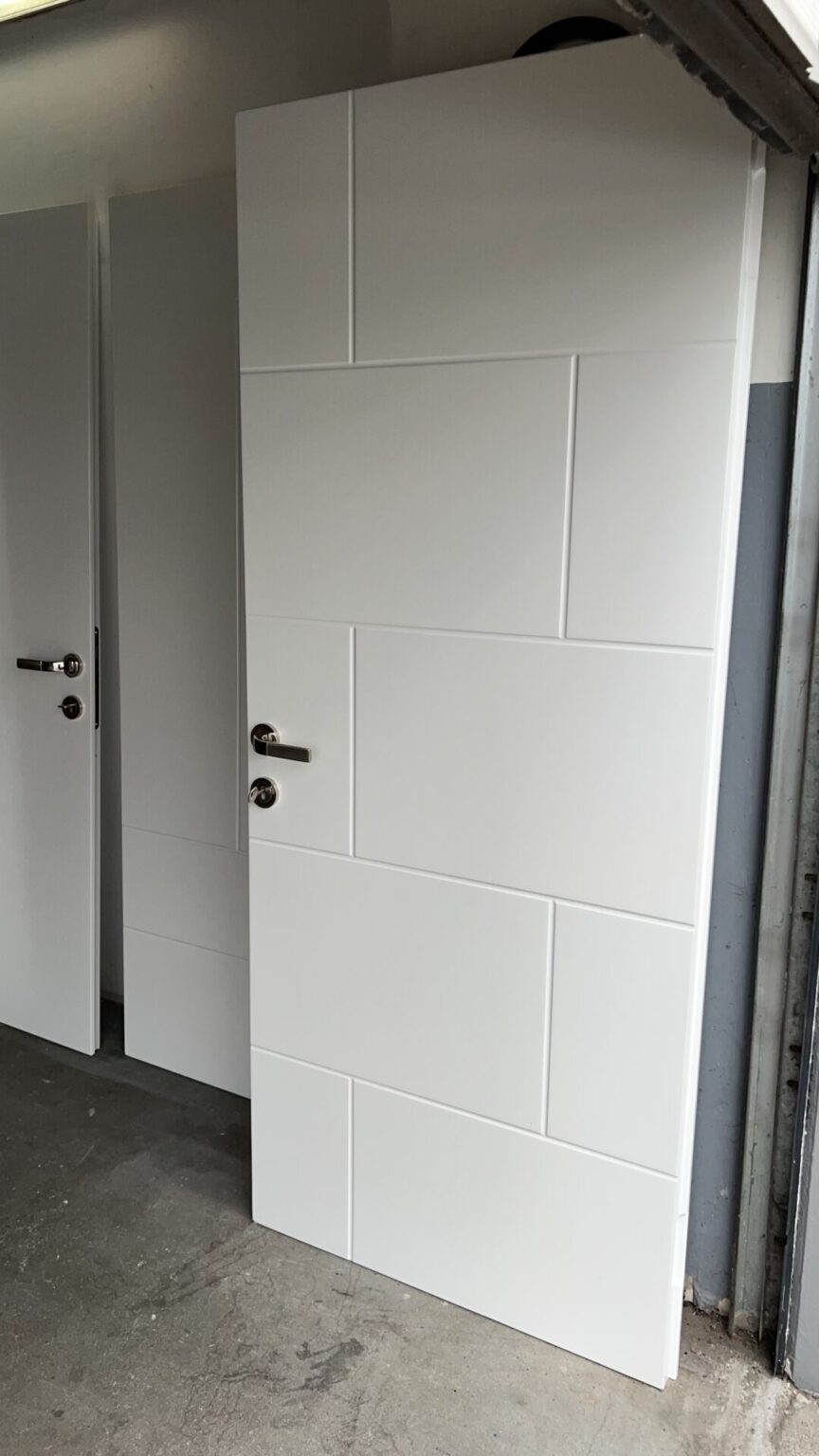Weißlack Designtüren mit zarge | 69 – 81,5 – 94 x 194,5