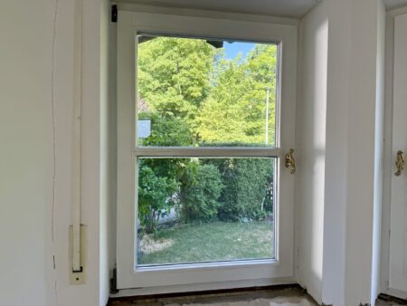 Hartholzfenster mit Dreifachverglasung, diverse Größen