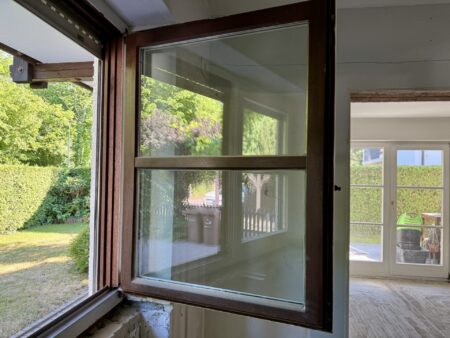 Hartholzfenster mit Dreifachverglasung, diverse Größen