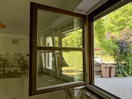 Hartholzfenster mit Dreifachverglasung, diverse Größen