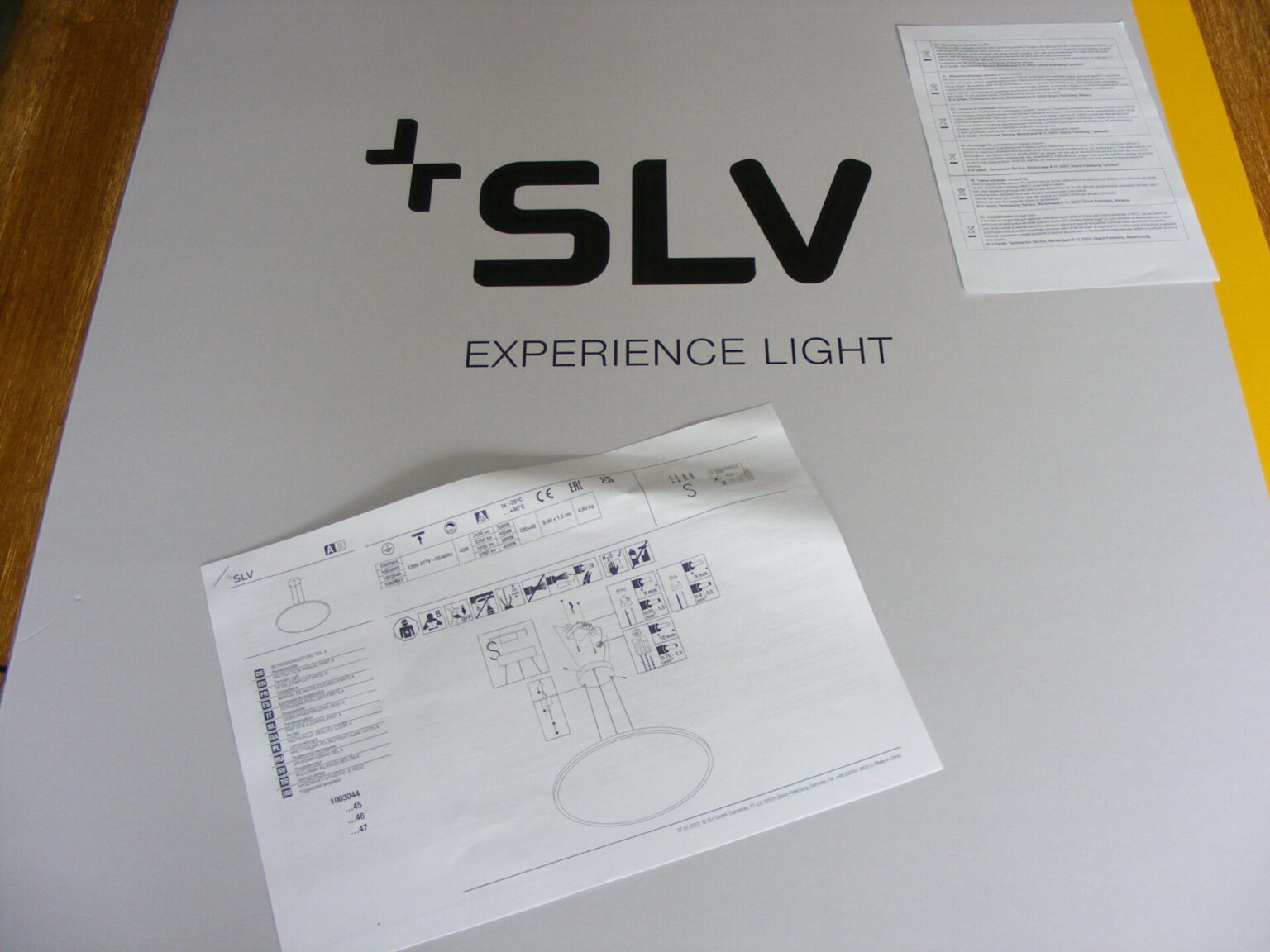 SLV 1003044 Panel 60 Dali LED Pendelleuchte rund Weiß 3000K