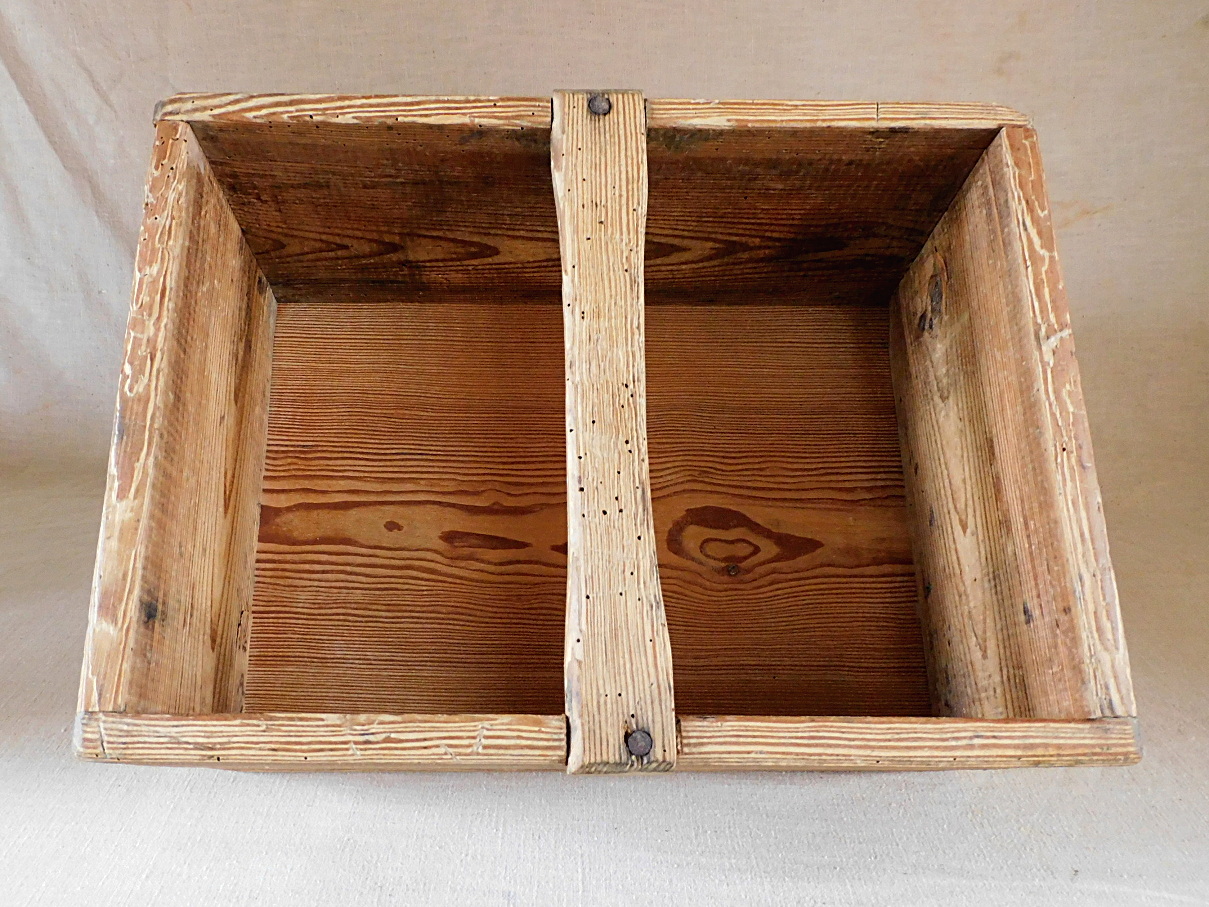 uralte stabile original historische Holz Werkzeug Kiste Deko Aufbewahrung vintage shabby chic