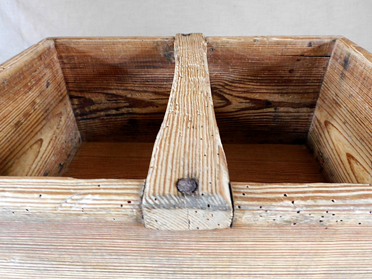 uralte stabile original historische Holz Werkzeug Kiste Deko Aufbewahrung vintage shabby chic