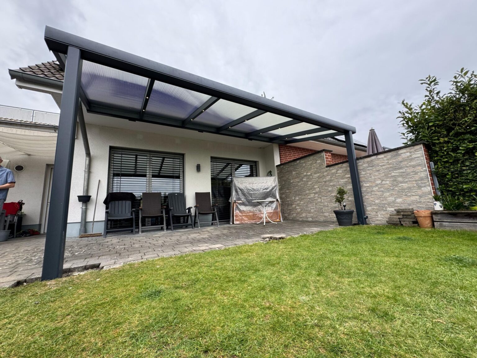 ⭐⭐⭐⭐⭐ Terrassenüberdachung Wintergarten Carport Pergola Markise Terrassendach Sonnenschutz Terrasse Sonnenschutz