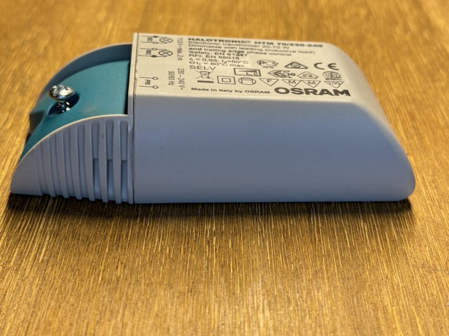OSRAM, elektronischer Trafo Halotronic HTM 70/230-240