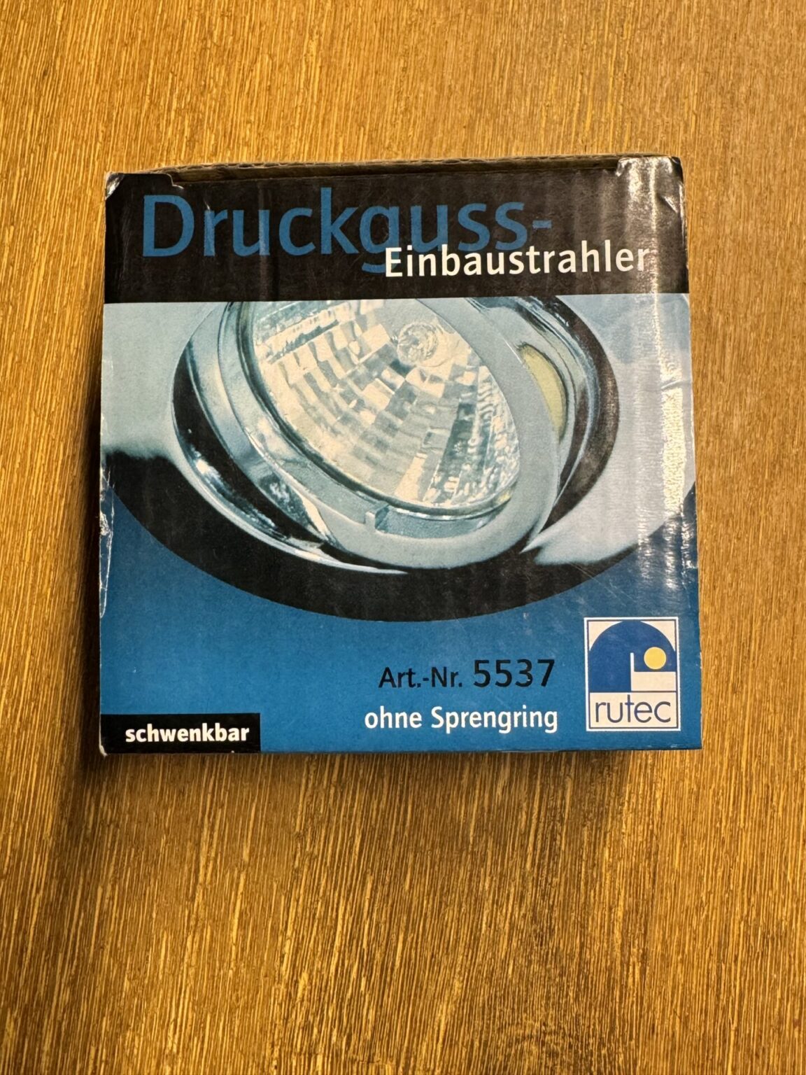 RUTEC Einbaustrahler 5537, neu und OVP