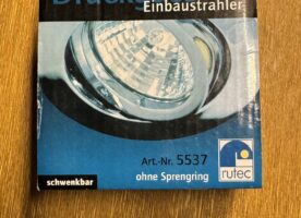 RUTEC Einbaustrahler 5537, neu und OVP