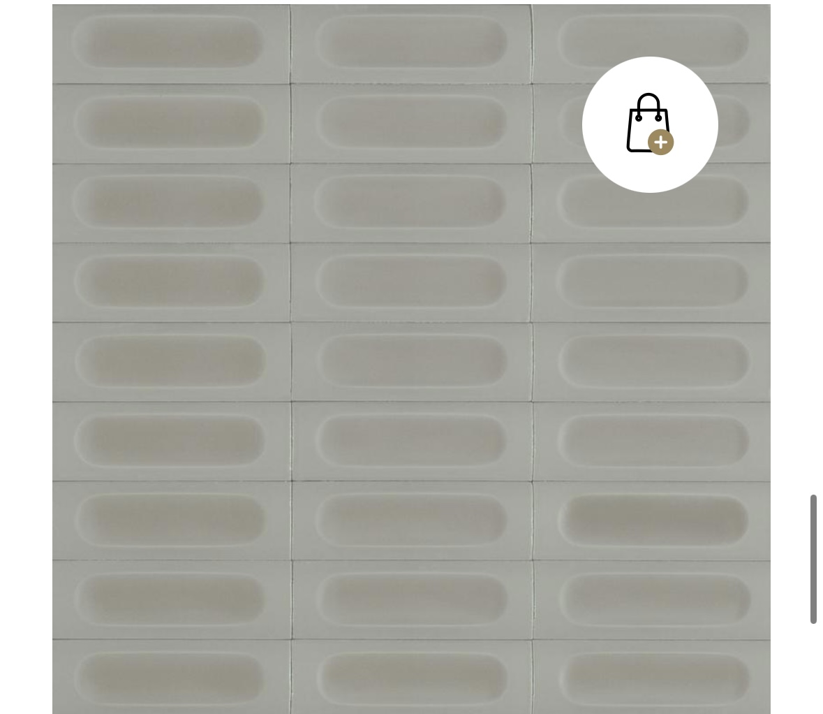 Fliese 5x15cm, Marazzi Confetto savoiardo