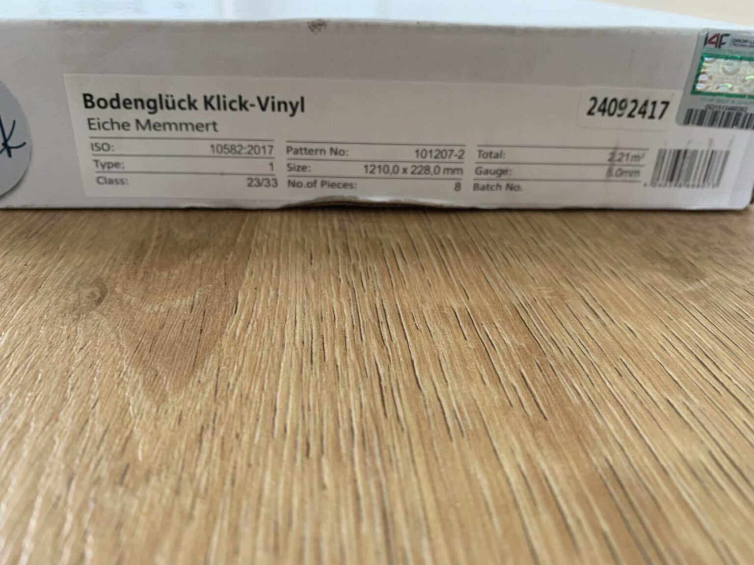 Premium-Klick-Vinylboden Eiche