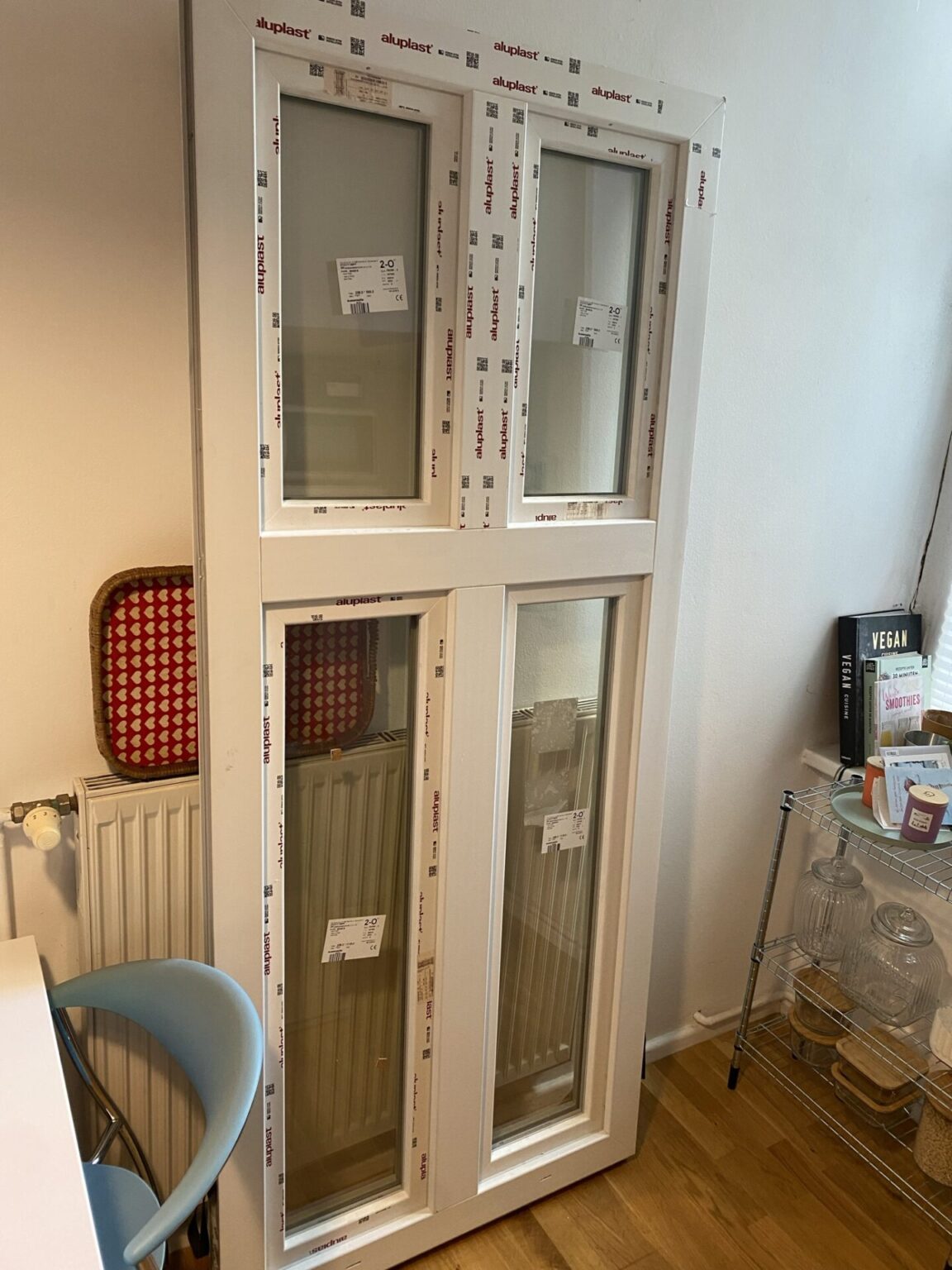 Fenster, Sprossenfenster, Gründerzeit, Insektengitter, neu, Berlin