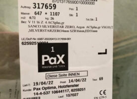 Holzfenster der Firma Pax