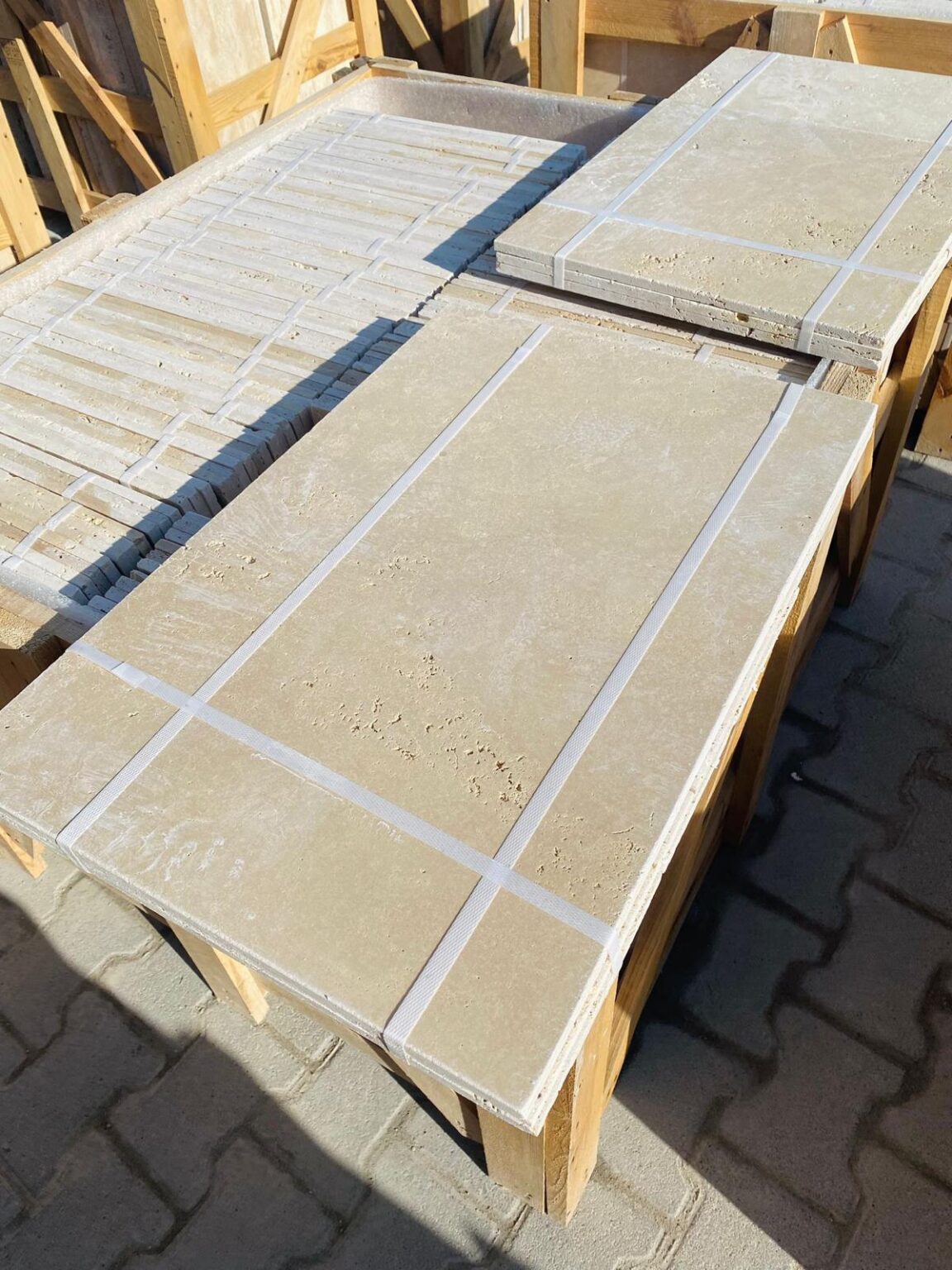 Travertin Hell (Beige Travertin) Natursteinfliesen