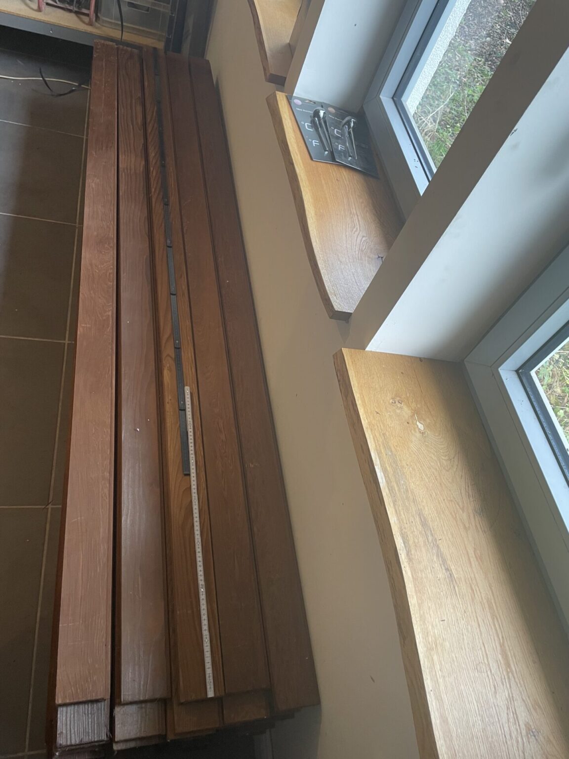 Profilholz Bretter Paneele aus Red Wood Holz Mammutbaum