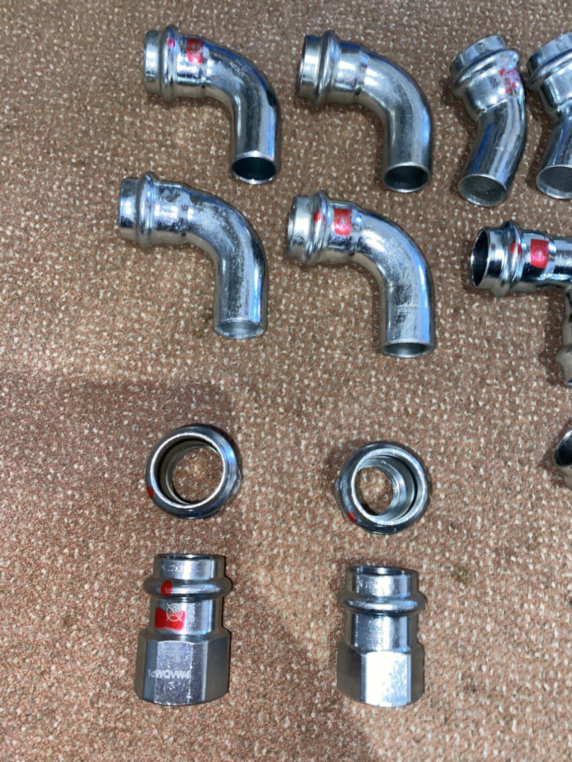Paket Fittinge Prestabo 22mm Viega