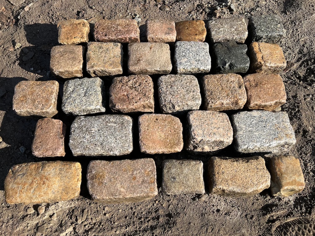 Alte Kopfsteinpflaster 15×15 Granit Großpflaster Altstadtpflaster