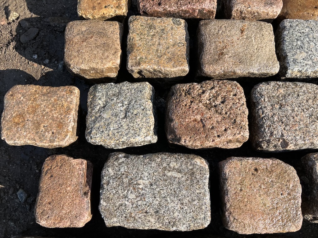 Alte Kopfsteinpflaster 15×15 Granit Großpflaster Altstadtpflaster