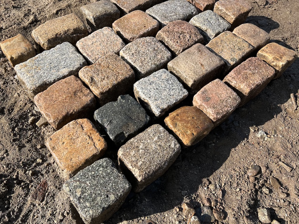 Alte Kopfsteinpflaster 15×15 Granit Großpflaster Altstadtpflaster