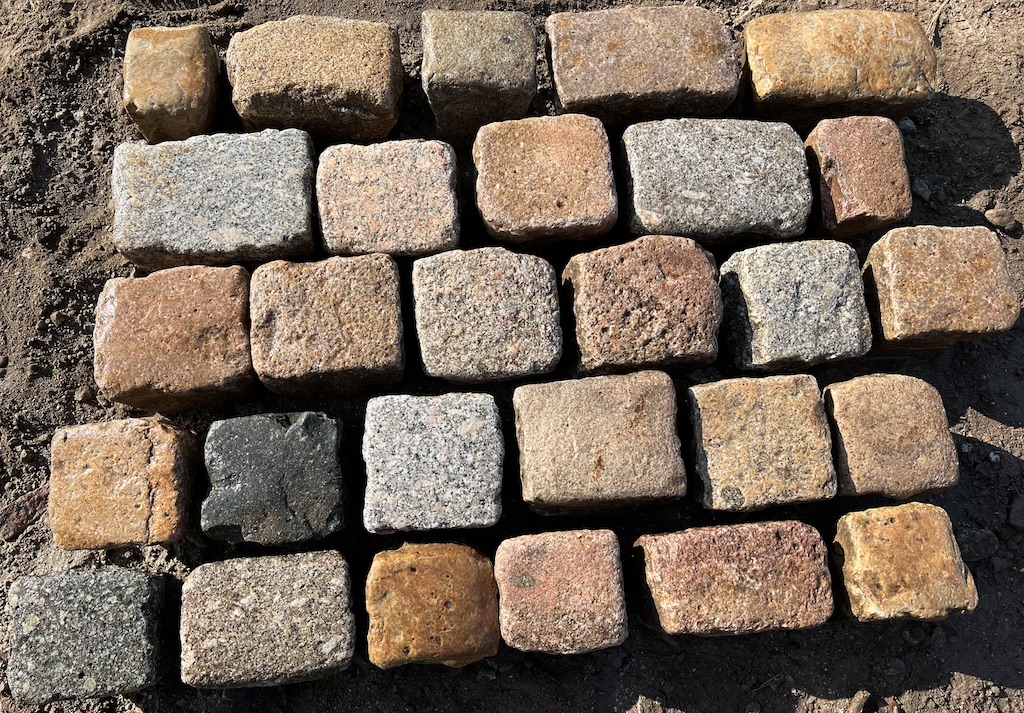 Alte Kopfsteinpflaster 15×15 Granit Großpflaster Altstadtpflaster