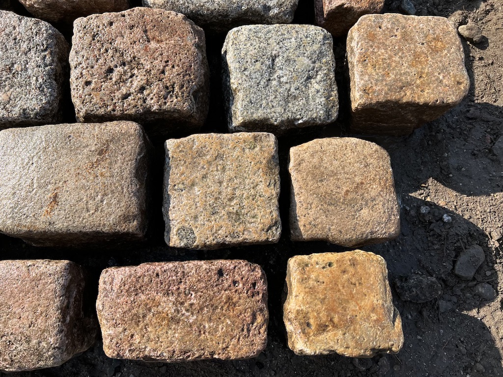 Alte Kopfsteinpflaster 15×15 Granit Großpflaster Altstadtpflaster
