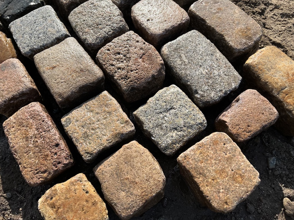 Alte Kopfsteinpflaster 15×15 Granit Großpflaster Altstadtpflaster