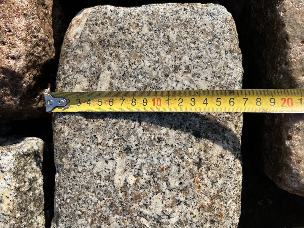 Alte Kopfsteinpflaster 15×15 Granit Großpflaster Altstadtpflaster