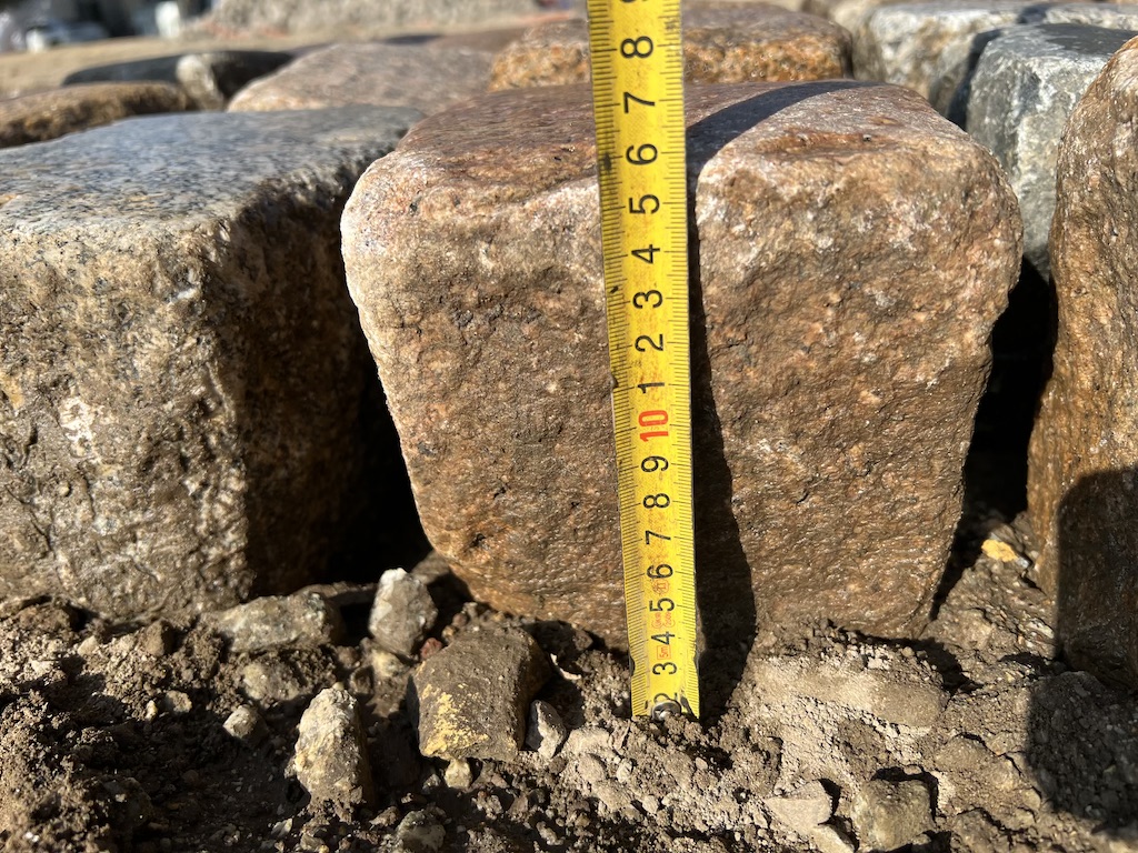Alte Kopfsteinpflaster 15×15 Granit Großpflaster Altstadtpflaster