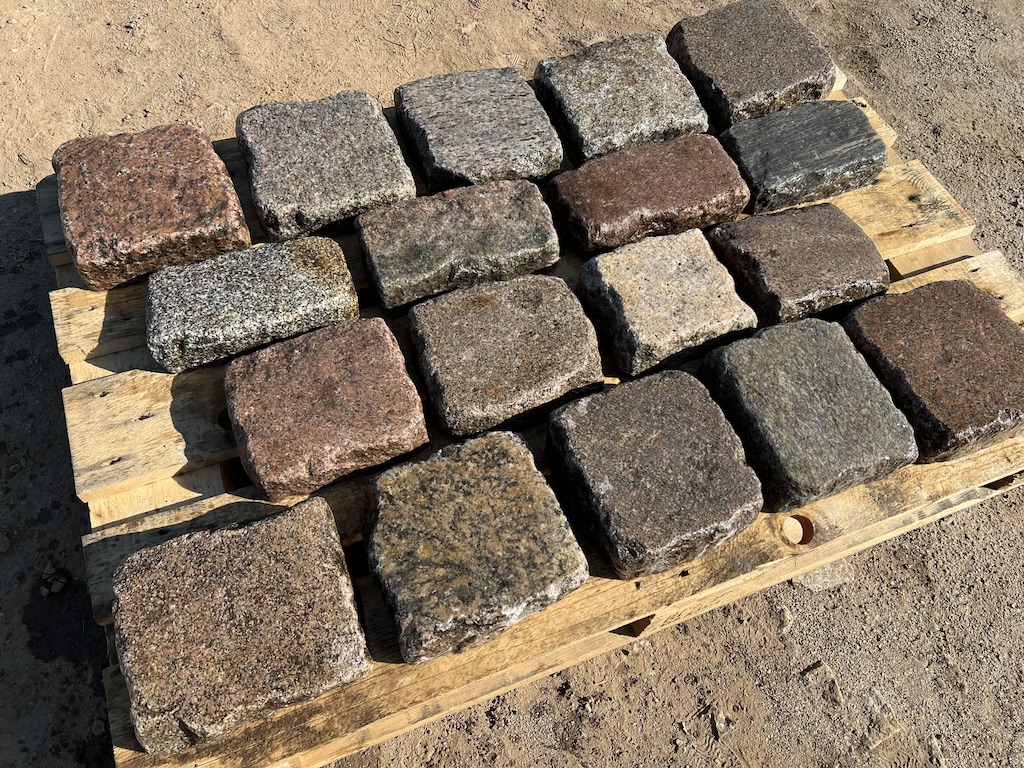 Altstadtpflaster 18×20 cm Granitpflaster Pflastersteine – gebraucht