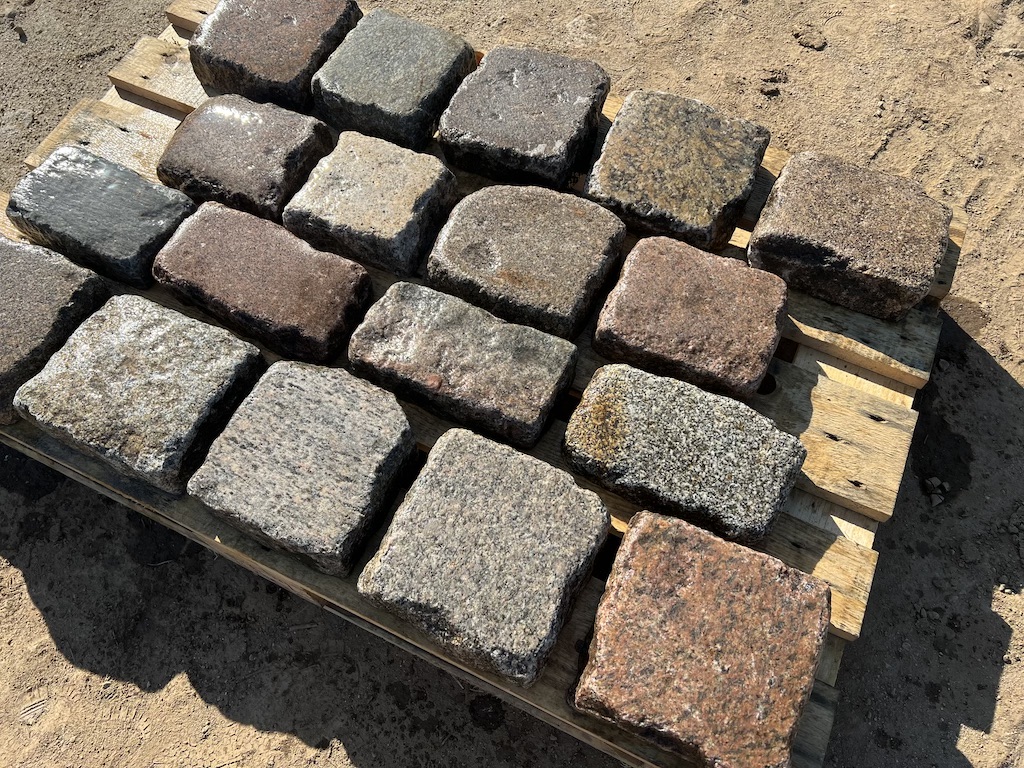 Altstadtpflaster 18×20 cm Granitpflaster Pflastersteine – gebraucht