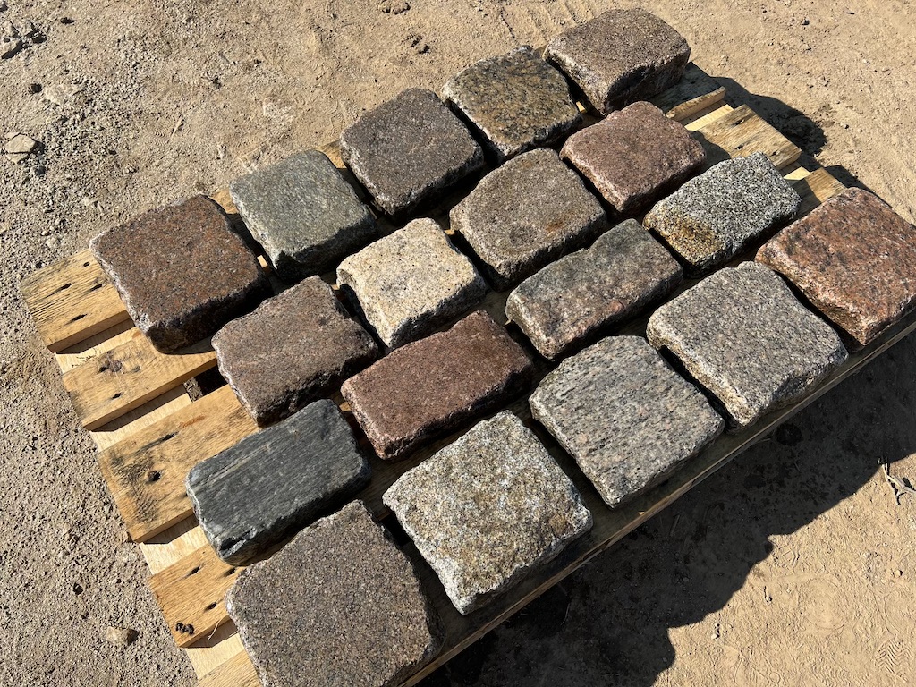 Altstadtpflaster 18×20 cm Granitpflaster Pflastersteine – gebraucht