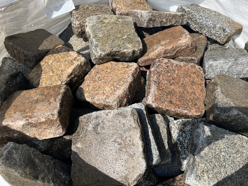Altstadtpflaster 18×20 cm Granitpflaster Pflastersteine – gebraucht